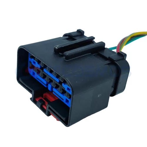 Automotive Connector Taillight Socket Anti Lock Braking System Sensor Plug Suitable for Wrangler 14 Pin Female 54201411 - image 3
